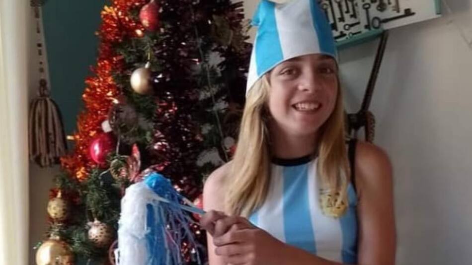 Milagros, la nena fallecida en Santa Fe. Foto: Facebook Maria Cristina Garcia.