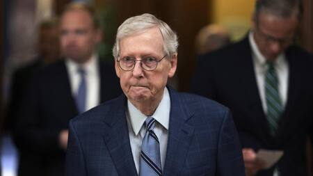 Mitch McConnell, líder de los republicanos en el Senado de Estados Unidos. Foto: EFE.