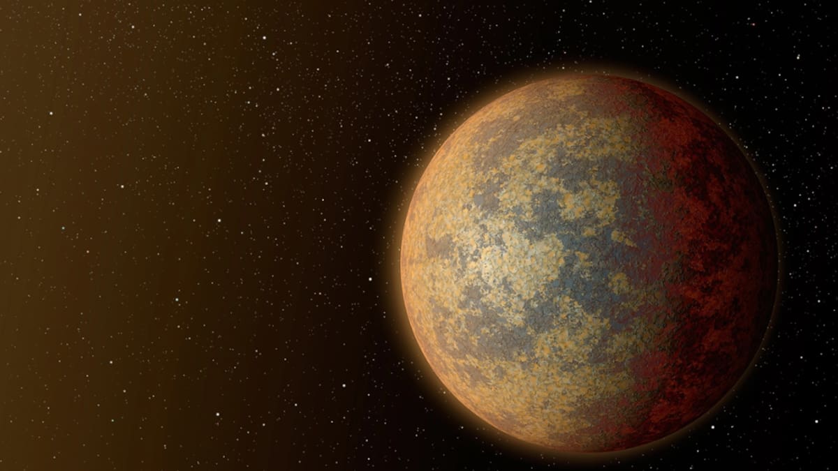 Un planeta rocoso fuera de nuestro sistema solar.
