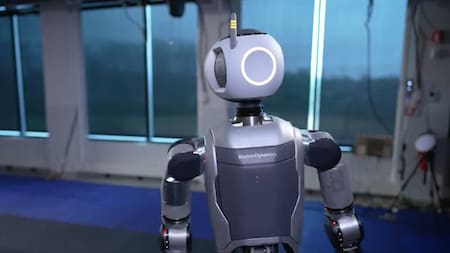 Atlas, el nuevo robot humanoide eléctrico de Boston Dynamics. Foto: Captura.