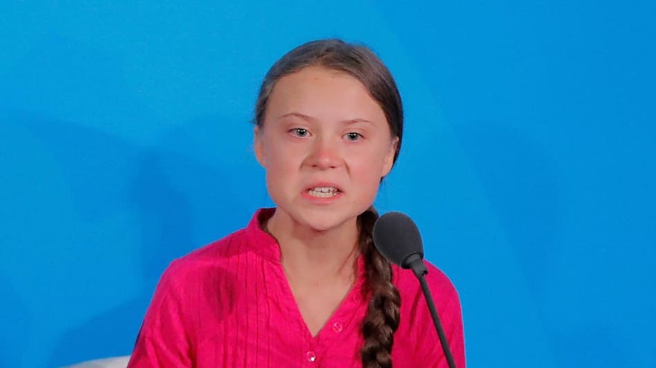 Greta Thunberg en la ONU, REUTERS