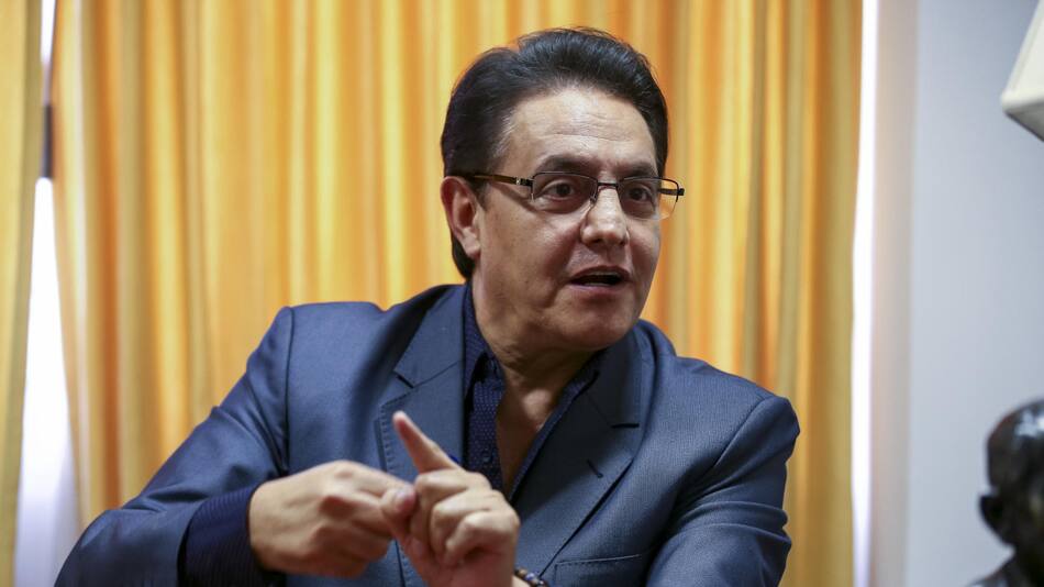 El candidato presidencial Fernando Villavicencio fue asesinado en Quito. Foto: EFE.