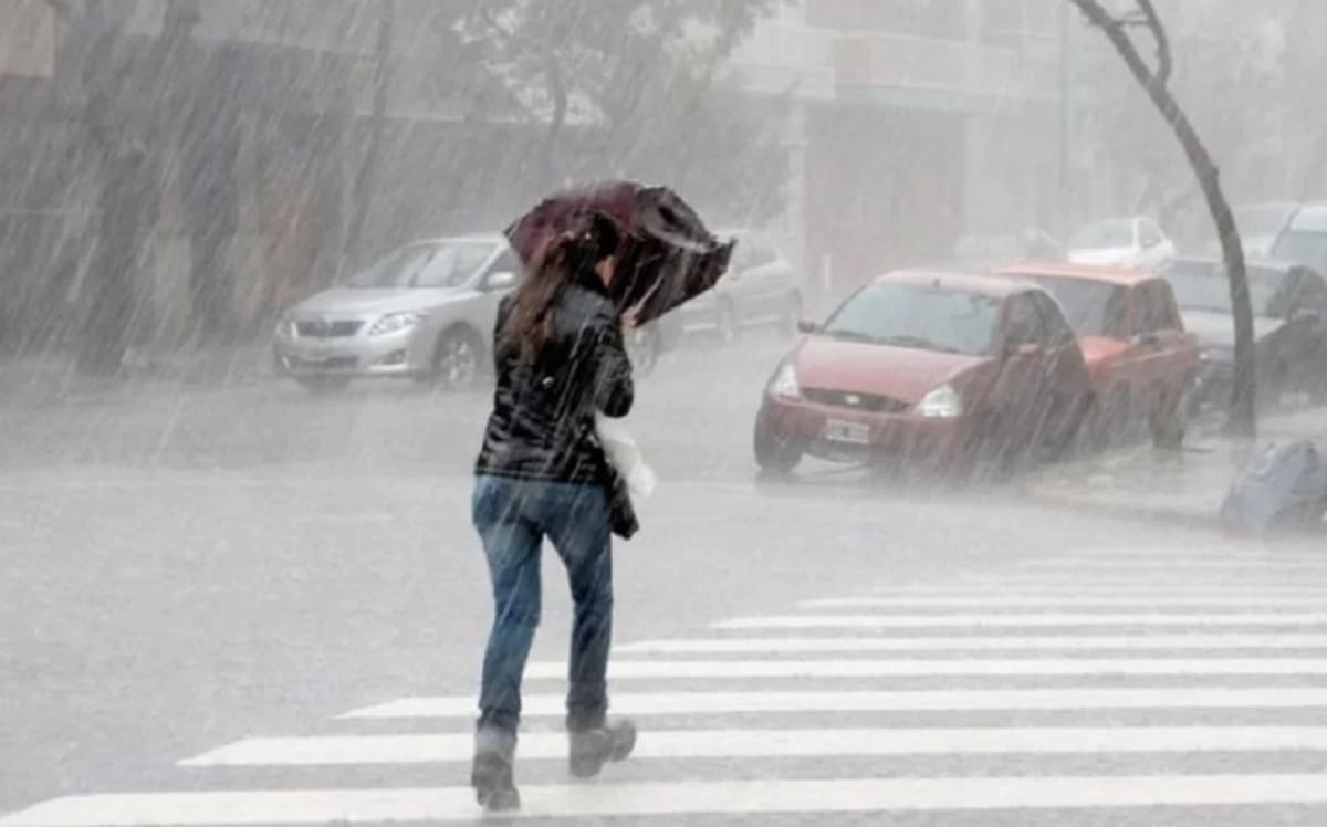 Lluvias, precipitaciones. Foto: NA.
