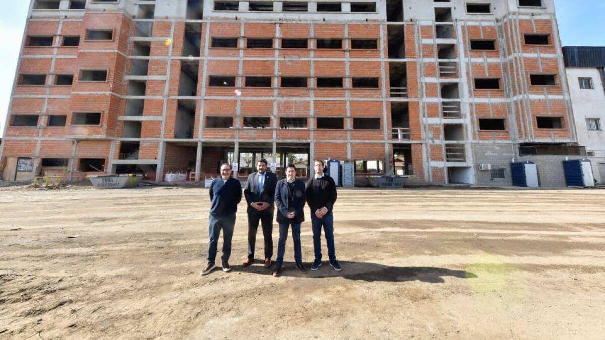 Avanza la construcción del Polo Judicial de Malvinas Argentinas.