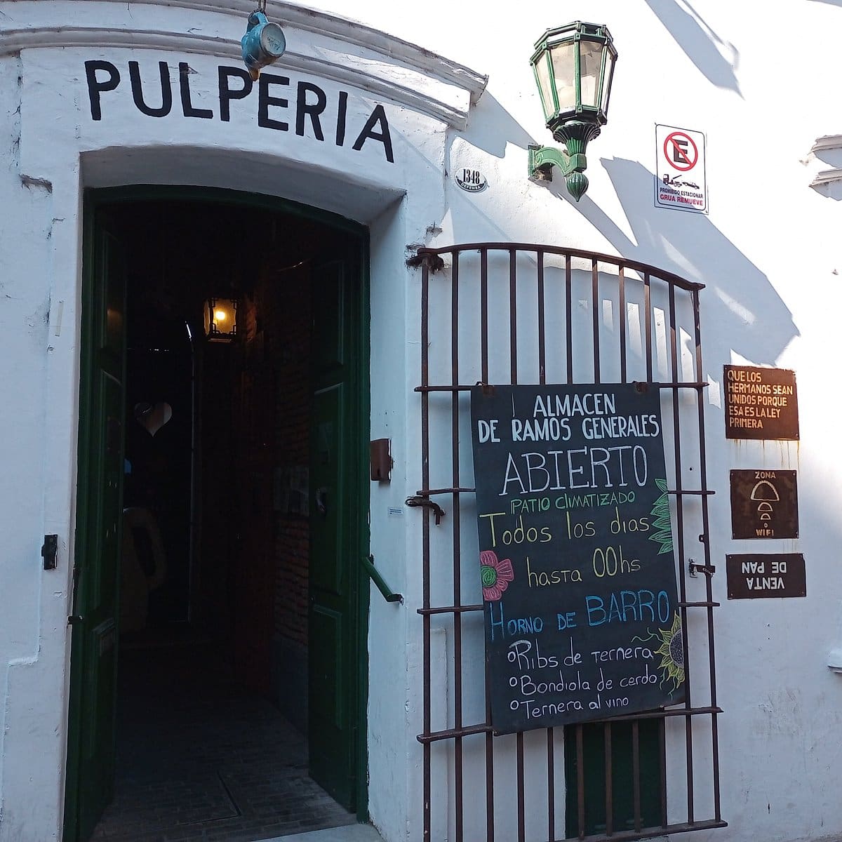 Una pulpería histórica y tradicional