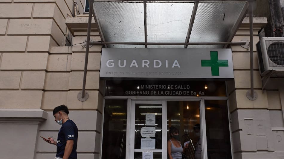 Hospital Oftalmológico Santa Lucía; heridos en Año Nuevo. Foto: Télam