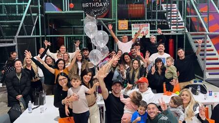 Dibu Martinez; cumpleaños de su esposa. Foto: Instagram @emi_martinez26.