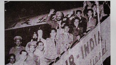 Imágenes de los prisioneros de la Guerra de Corea que migraron a Argentina del libro "50 años de la inmigración coreana" publicado por la Asociación Coreana en Argentina.