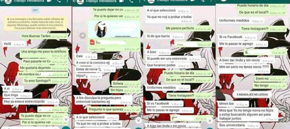 Venezolana de 18 años denunció violación de jefe, Balvanera, chats entre la víctima y el acusado