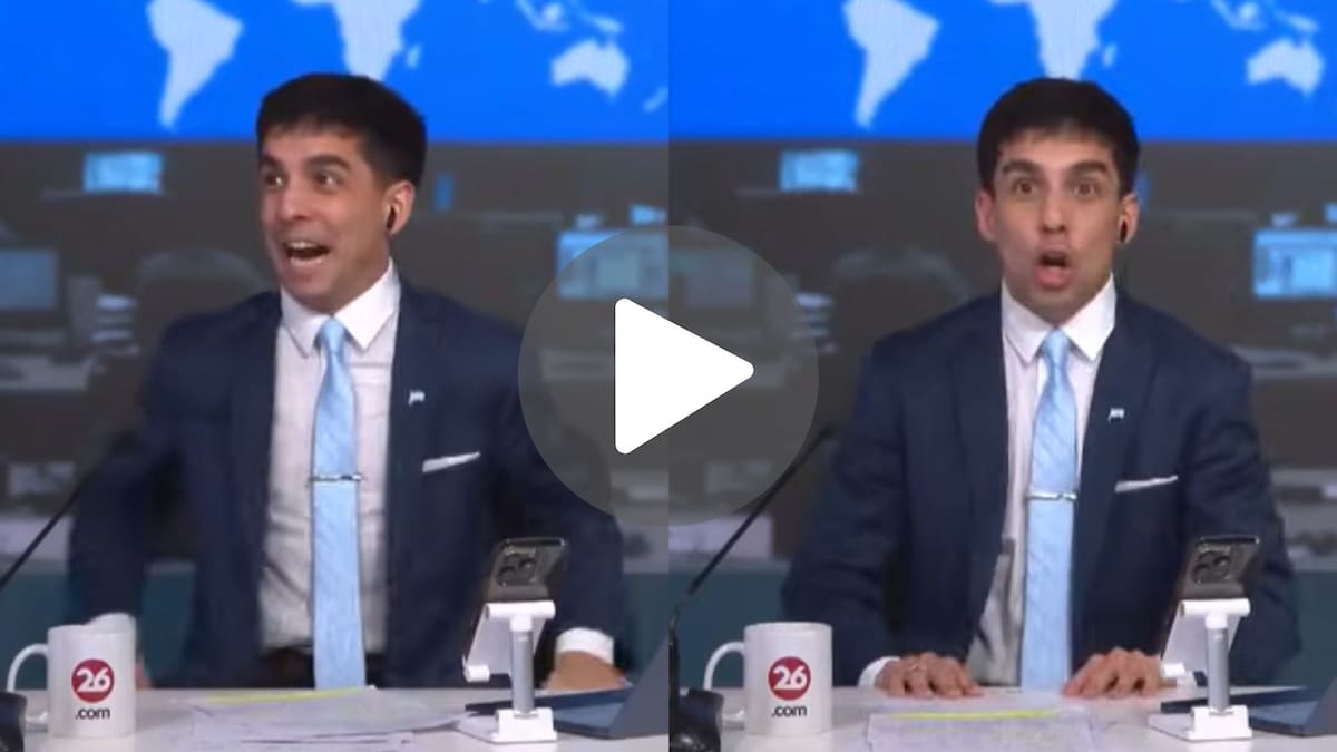 La reacción de Fede Cortés al triunfo de Argentina ante Inglaterra por la semifinal del Mundial.