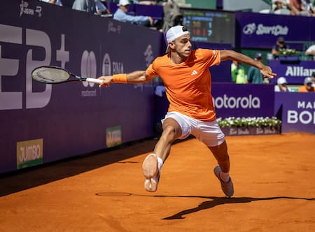 Francisco Cerúndolo en el Argentina Open.