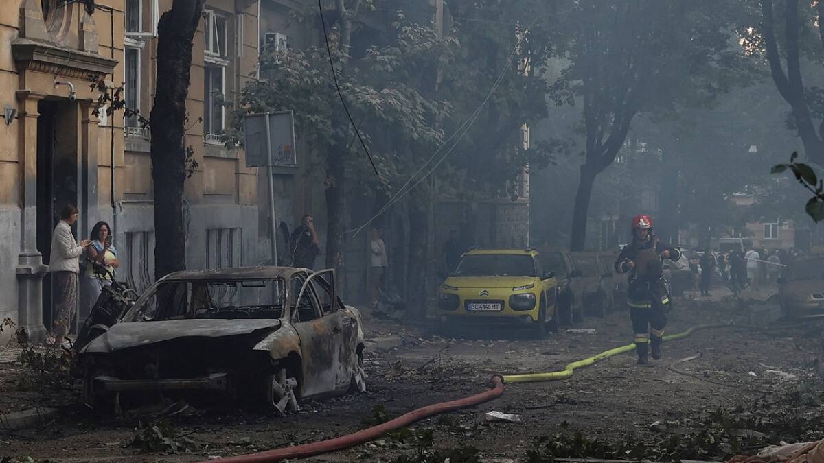 Daños de la guerra entre Rusia y Ucrania. Foto: Reuters.