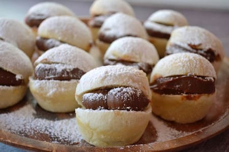 Miguelitos de dulce de leche. Foto: Pinterest.