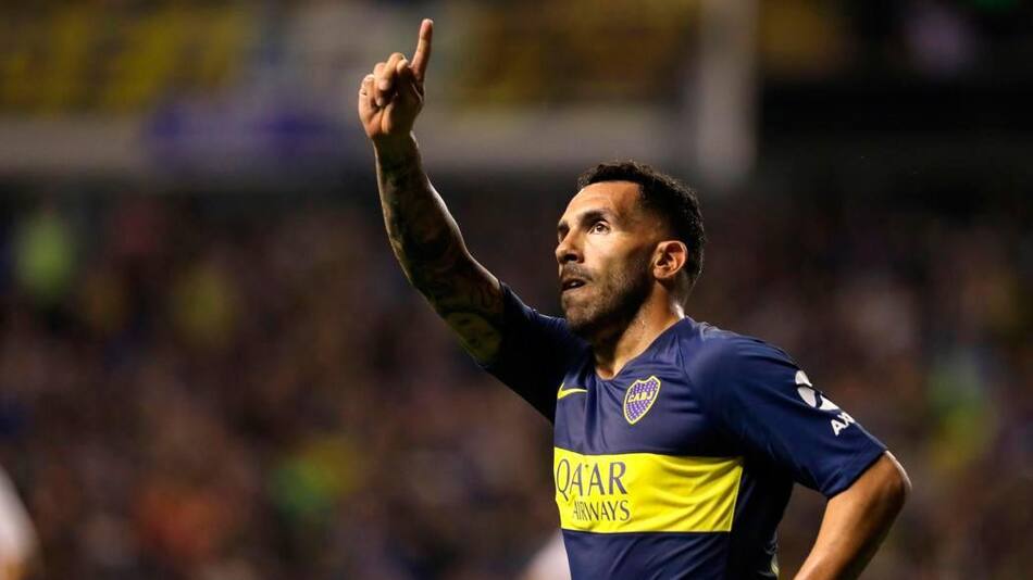 Carlos Tevez, Boca Juniors, festejo de gol, FotoTwitter Boca