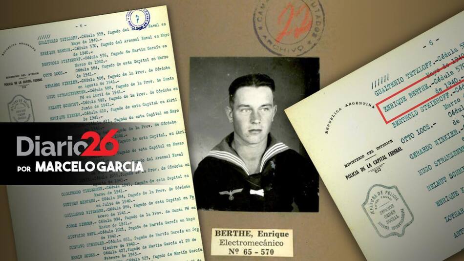 Heinrich Berthe, marinero del Panzerschiff Admiral Graf Spee, custodio de Adolf Hitler en Argentina, Diario 26