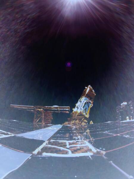 El módulo Blue Ghost, de Firefly Aerospace, envió impresionantes imágenes de la Tierra. Foto: EFE / Firefly Aerospace.