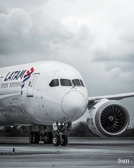 Avión de Latam Airlines.