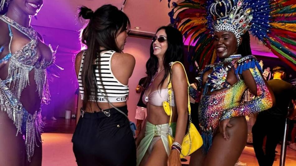 Wanda y Zaira en el carnaval de Brasil. Foto: Instagram/wanda_nara