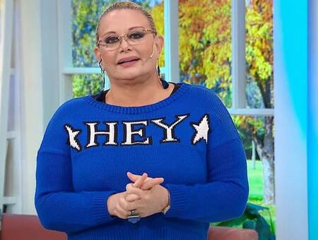 Carmen Barbieri en su programa. Foto: captura video.