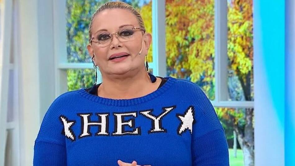 Carmen Barbieri en su programa. Foto: captura video.