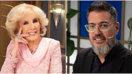 Mirtha Legrand y Rolando Barbano. Fotos: Instagram/mirthalegrand