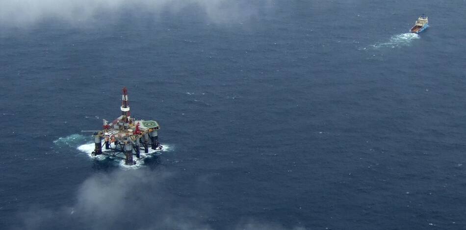 La plataforma de perforación para extraer petróleo.REUTERS / Gary Clemente