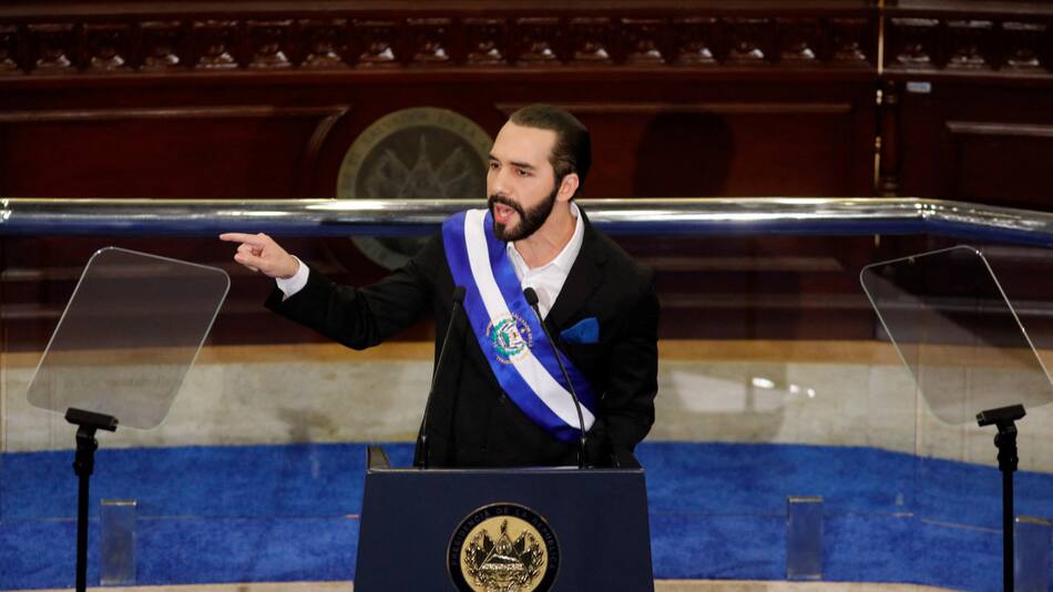 Nayib Bukele, presidente de El Salvador. Foto: Reuters.