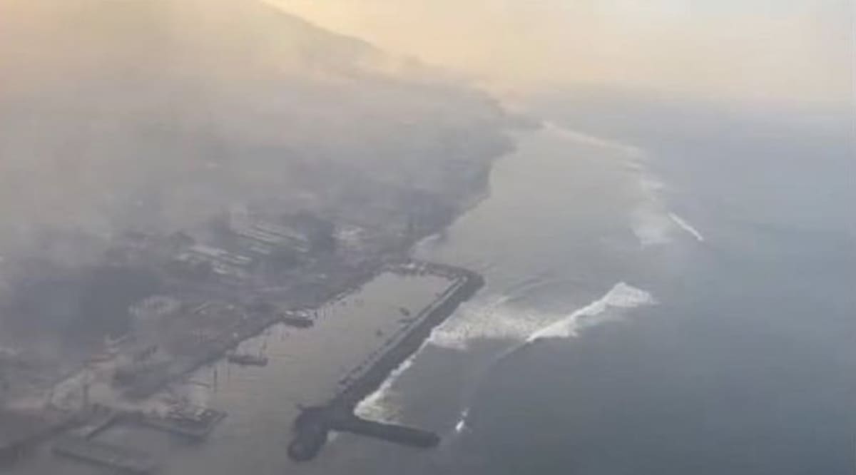 Consecuencias de los incendios en Lahaina - Maui, Hawái, Estados Unidos. @AlertaMundial2.
