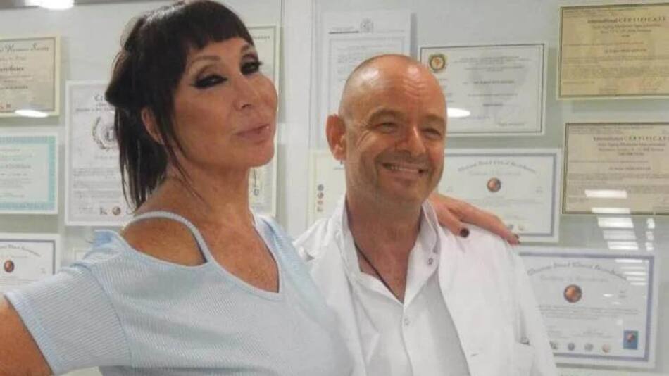 Moria Casán y Rubén Mühlberger