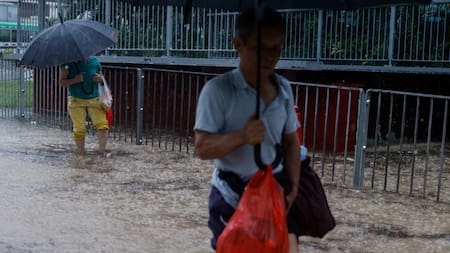 Desastre tras tifones en Asia. Foto: Reuters