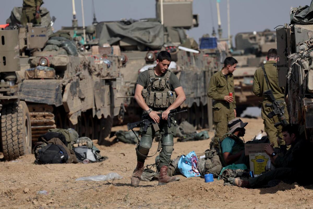 Soldados israelíes en Gaza. Foto: EFE