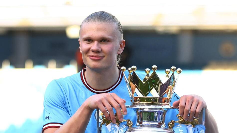 Erling Haaland en Manchester City. Foto: REUTERS.