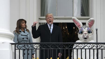 Pascuas en la Casa Blanca - Melania Trump - Donald Trump - Reuters