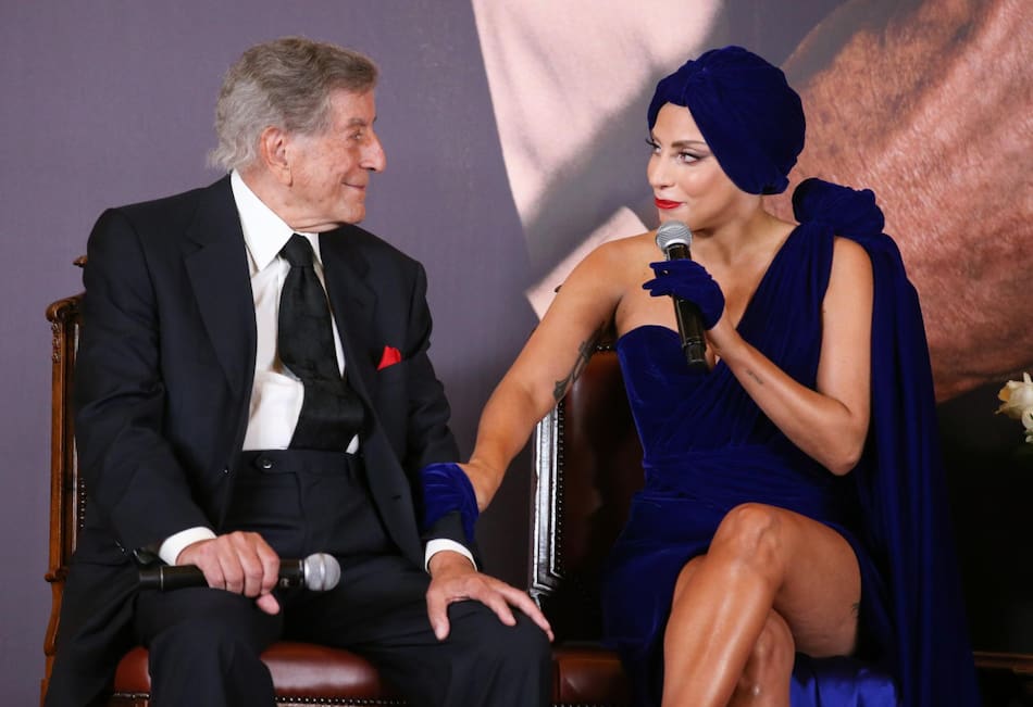 Tony Bennett y Lady Gaga. Foto: EFE.