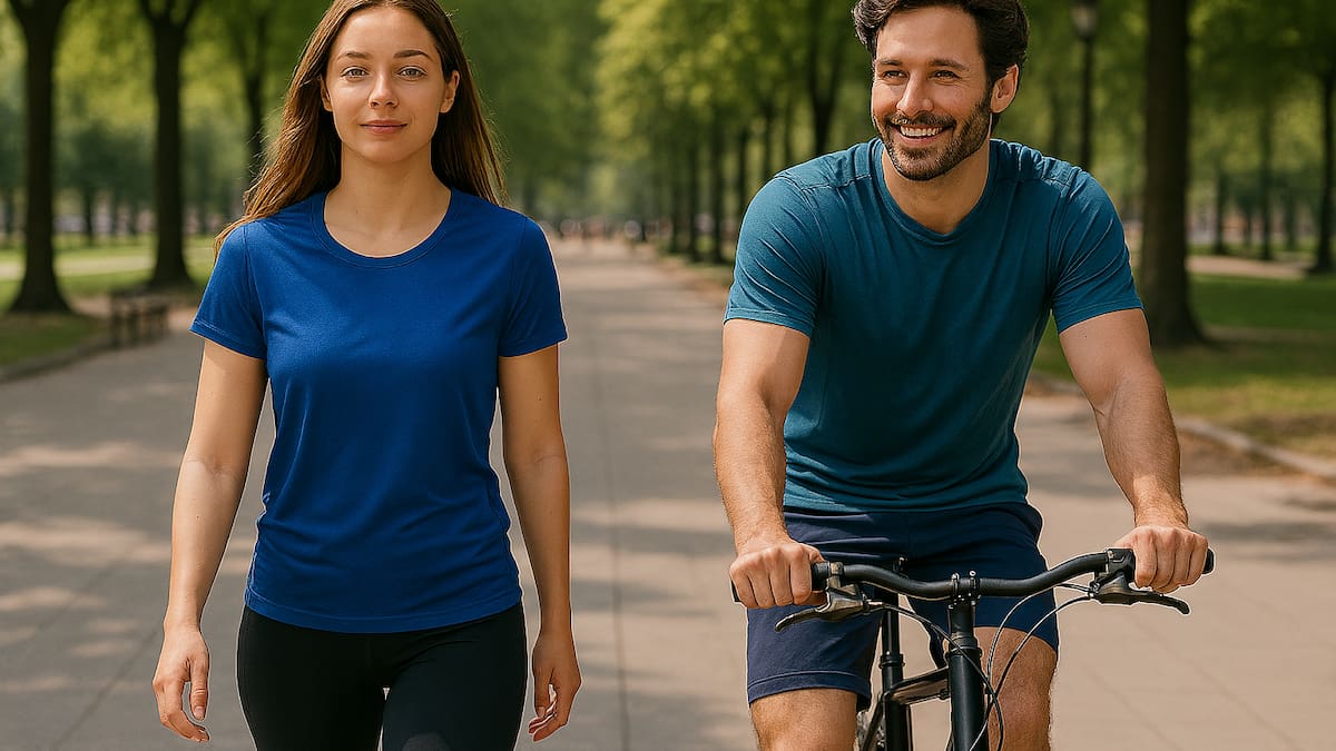 Caminar o andar en bicicleta, qué actividad física quema más calorías.
