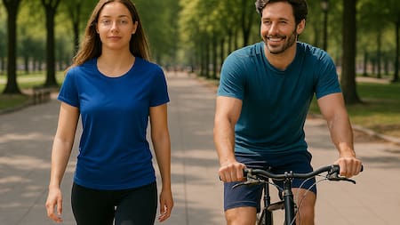 Caminar o andar en bicicleta: qué actividad física quema más calorías y cuál recomiendan los expertos
