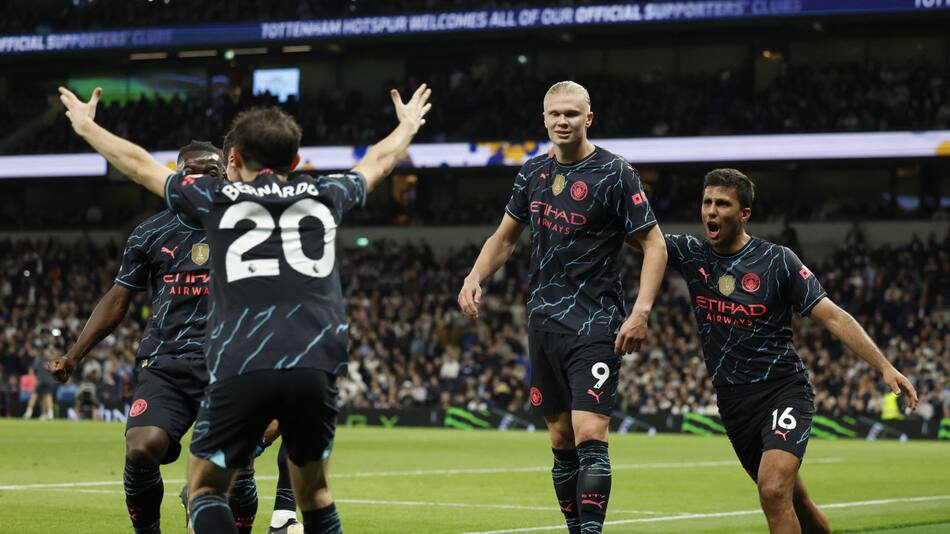 El Manchester City, a un partido de ganar la Premier League. Foto: Reuters
