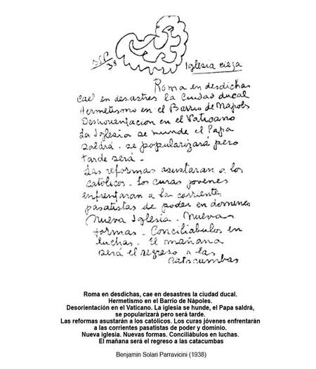 Benjamín Solari Parravicini, premoniciones, predicciones