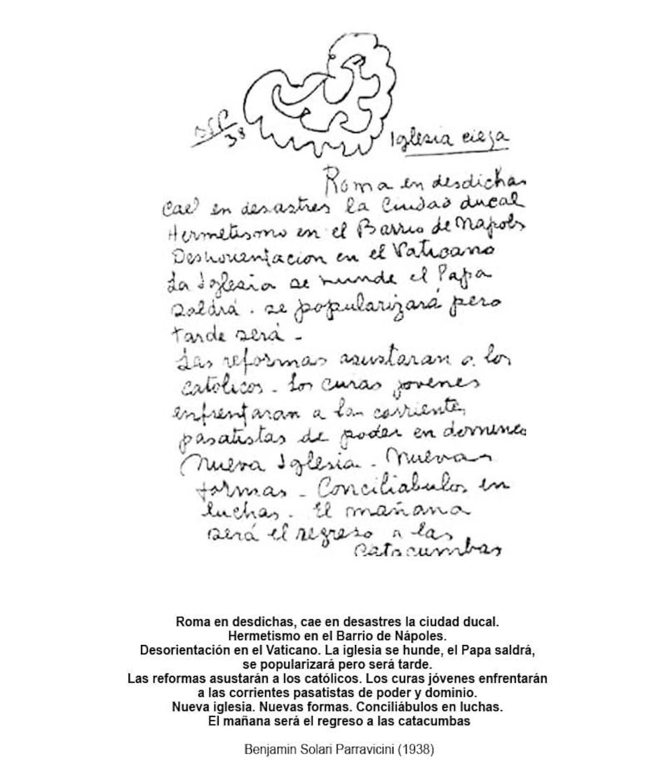 Benjamín Solari Parravicini, premoniciones, predicciones