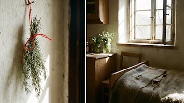 Fuera malas vibras: cuáles son los beneficios de poner una rama de romero atada a un hilo rojo en la habitación