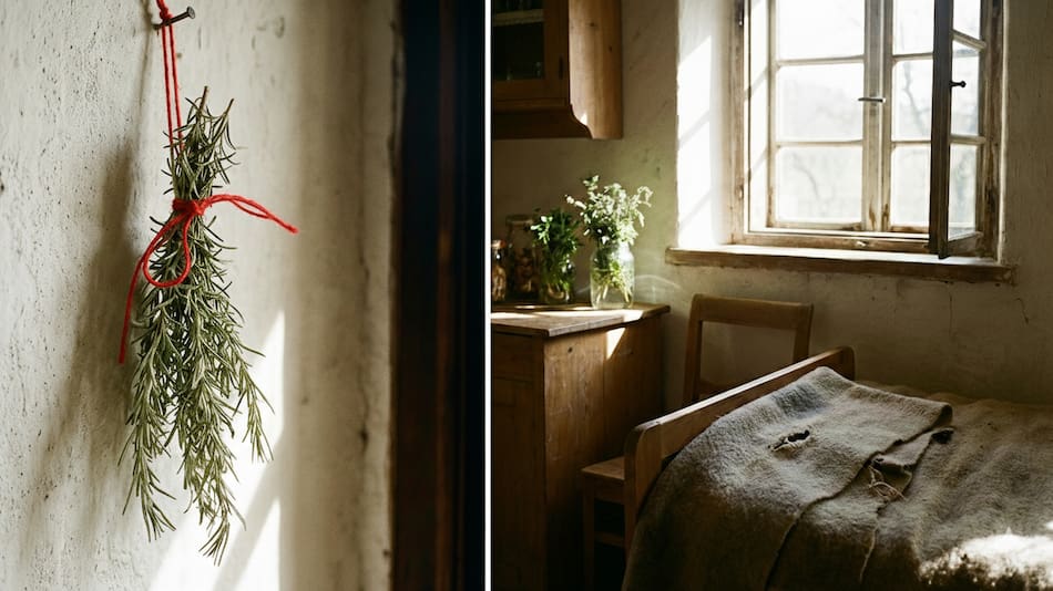 Romero atado con una cinta roja