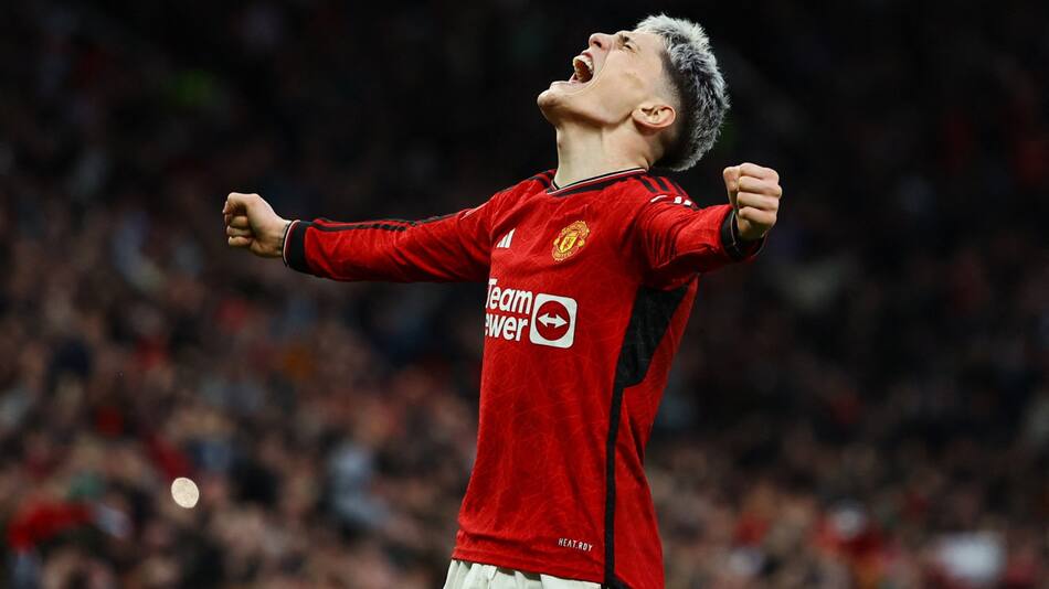 Alejandro Garnacho, Manchester United. Foto: Reuters