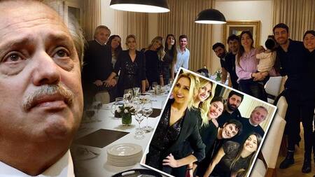 Alberto Fernández, presidente de Argentina, fiesta en Olivos