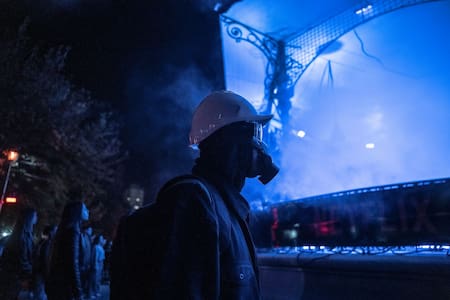 El Eternaura: la escena final de la primera temporada se recreó en Belgrano. Foto: Netflix