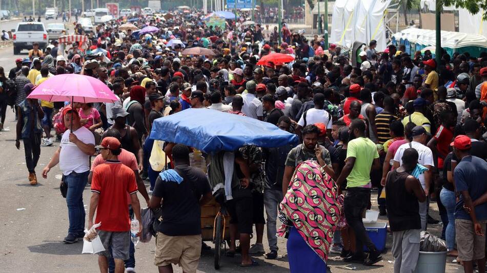 Migrantes mexicanos. Créditos: EFE
