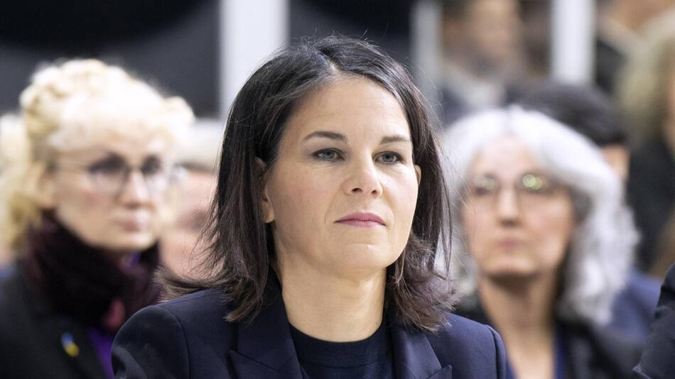 Ministra Federal de Asuntos Exteriores de Alemania, Annalena Baerbock, asiste a la 30ª Reunión Ministerial de la OSCE en Skopje, República de Macedonia del Norte, el 30 de noviembre de 2023. Reuters