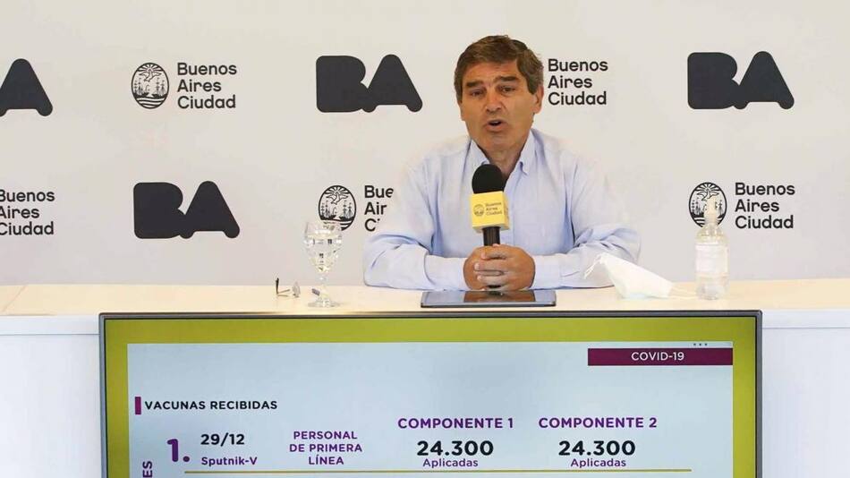 Fernán Quirós, ministro de Salud de Ciudad de Buenos Aires, coronavirus, NA