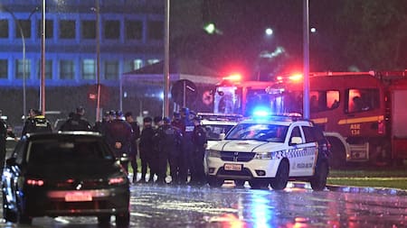 Explosión en los alrededores de la Corte Suprema de Brasil. Foto: EFE