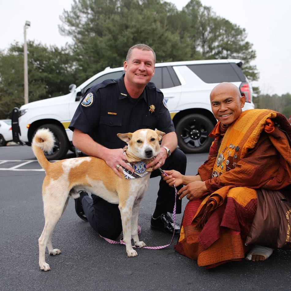 Peregrinación budista por la paz en Estados Unidos.