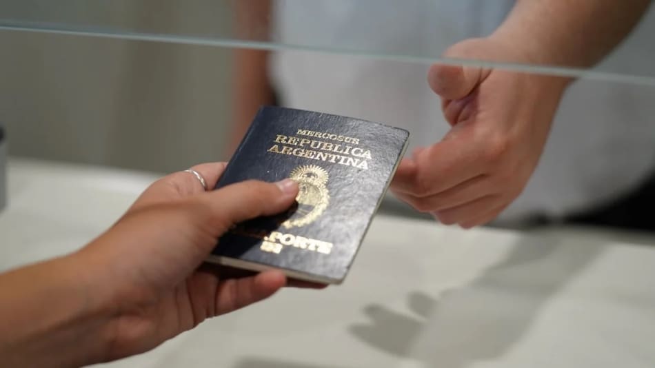 Pasaporte argentino.